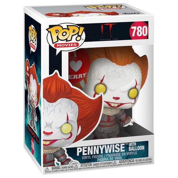 Pennywise with balloon funko pop from IT