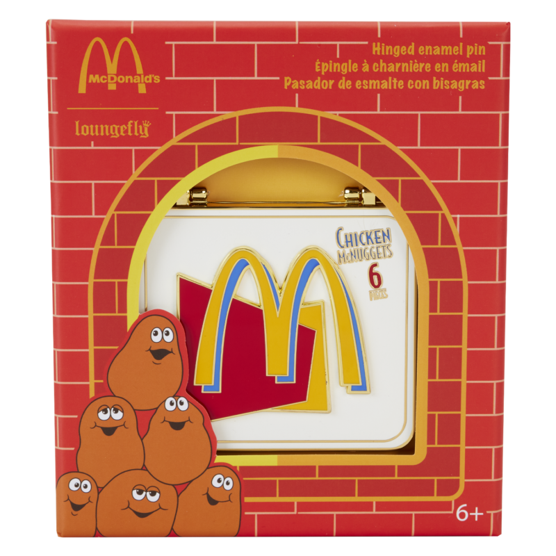 Happy Meal McNuggett McDonalds Loungefly 3 Inch Pin Badge