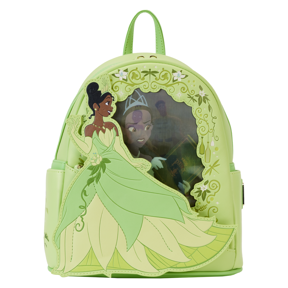 LOUNGEFLY TIANA LENTICULAR MINI BACKPACK PRINCESS AND THE FROG