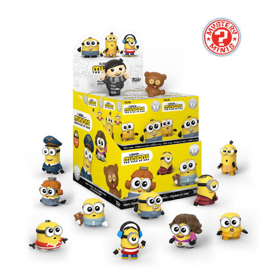 Minions Rise of Gru funko mystery mini single blind pack