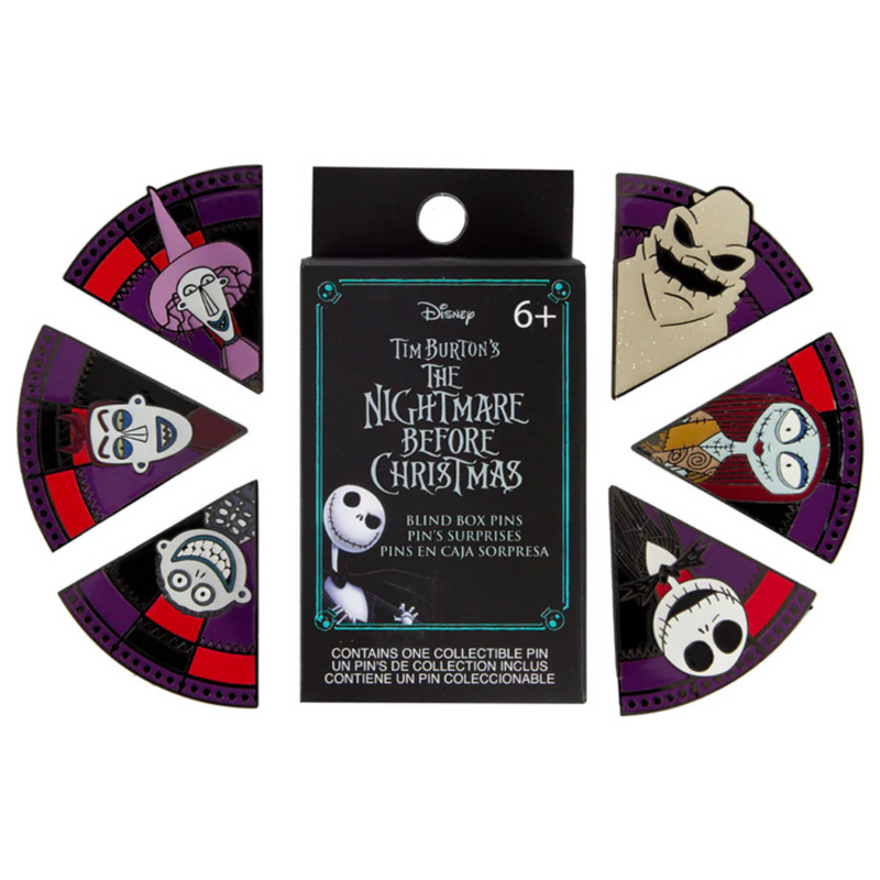 The Nightmare Before Christmas Loungefly Oogie Boogie Wheel Blind Box Pin