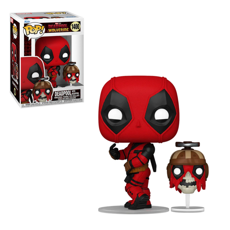 Deadpool with Headpool Deadpool & Wolverine Funko Pop! Vinyl