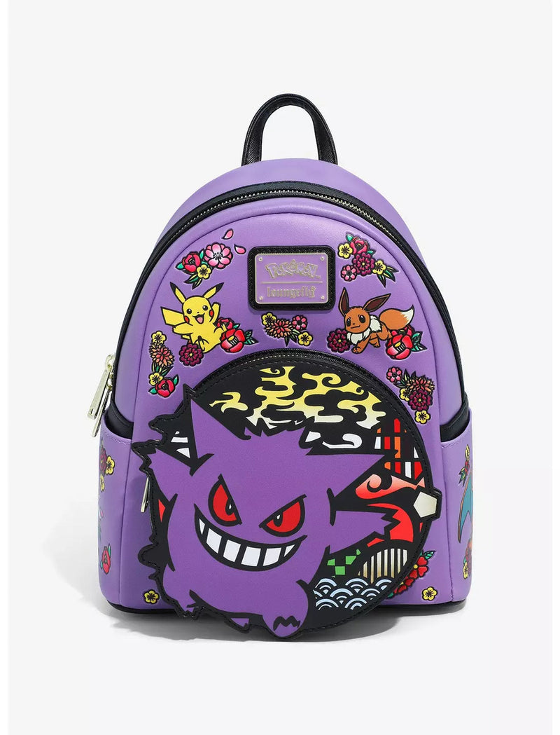 Pokemon Gengar and friends loungefly mini backpack