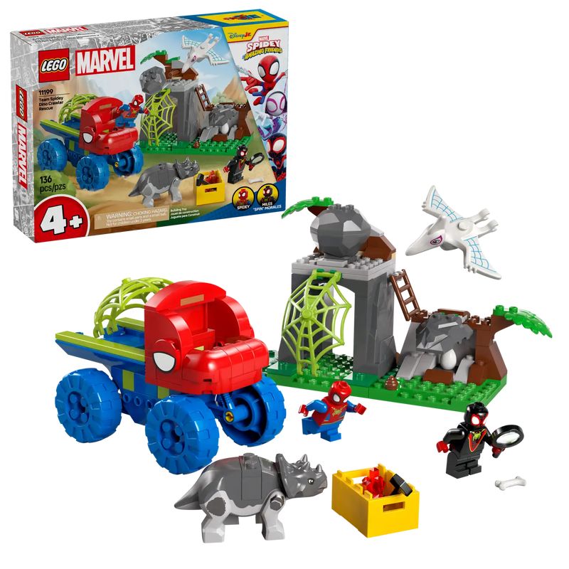 Lego spiderman Team Spidey Dino Crawler Rescue 11199 marvel