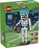 Lego Minecraft Skeleton Figure with Diamond Helmet and Bow