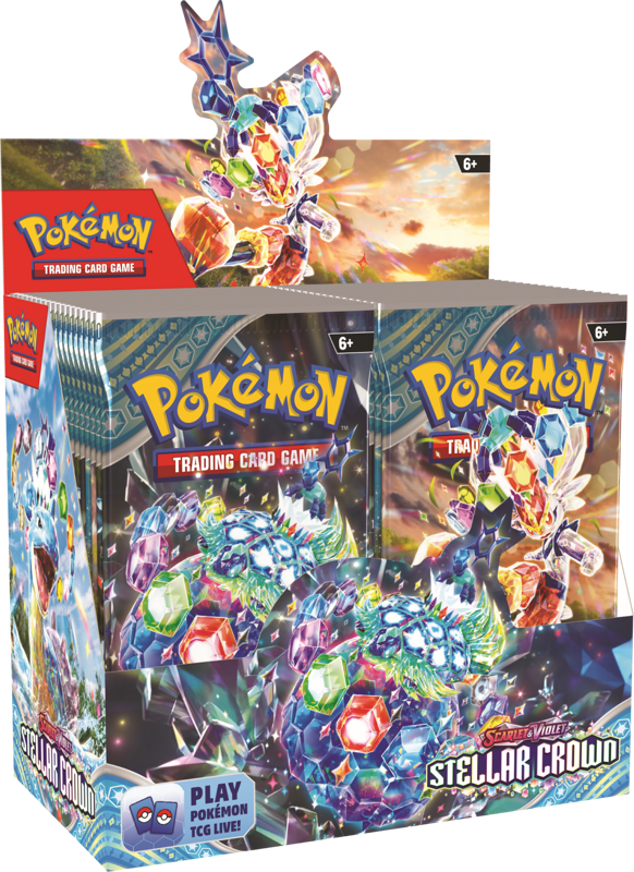 Pokemon stellar crown booster box sealed