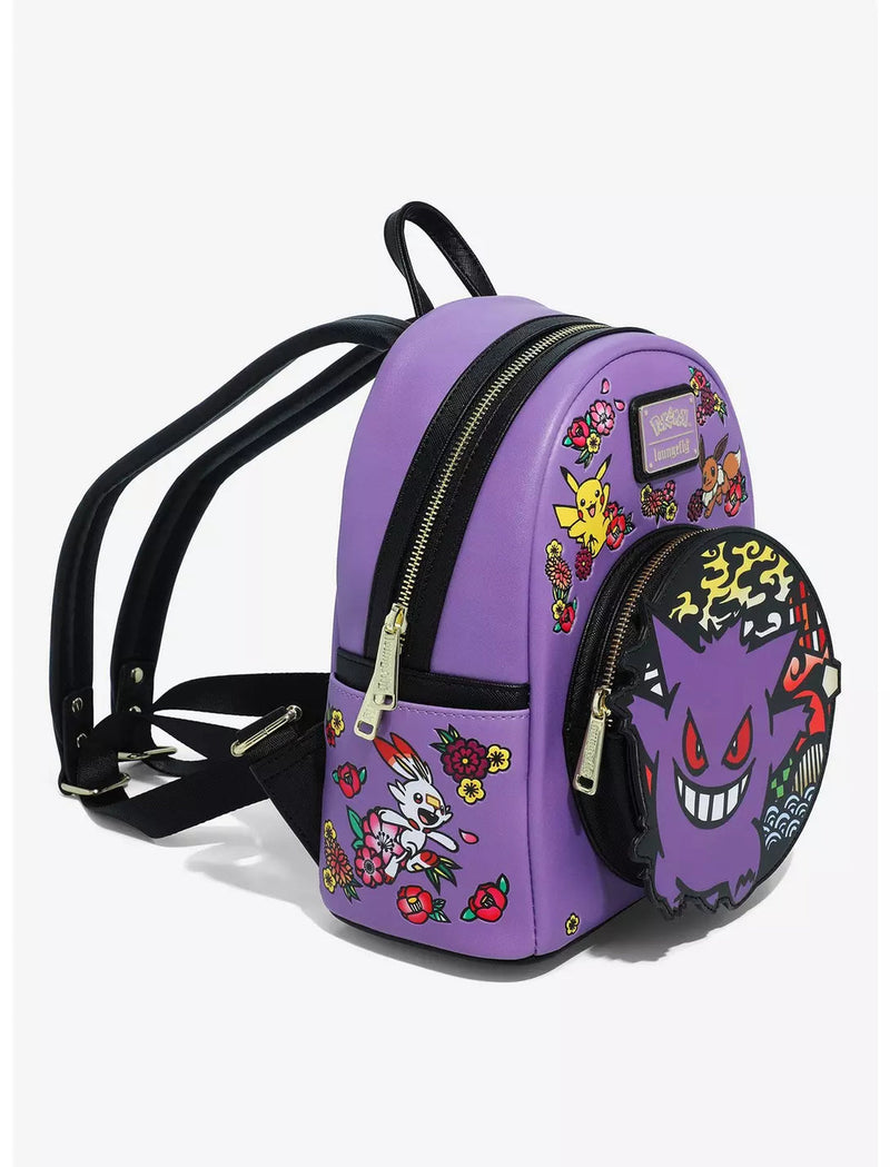 Pokemon Gengar and friends loungefly mini backpack