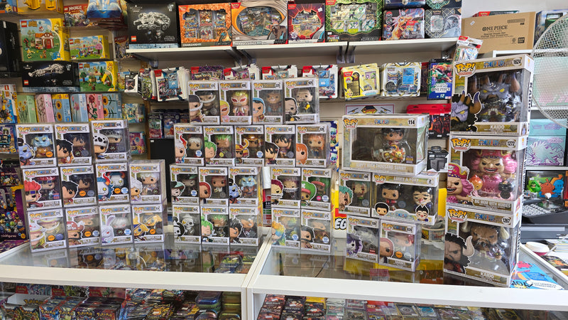 One piece funko pops selection in store only