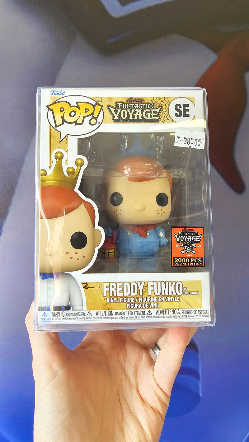 Freddy as conductor from school house rock funko pop fundays 2024 online edition