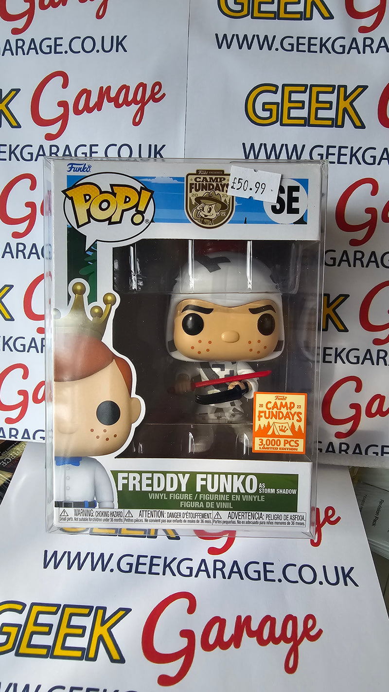 Freddy as storm shadow funko pop fundays 2023 3000pc