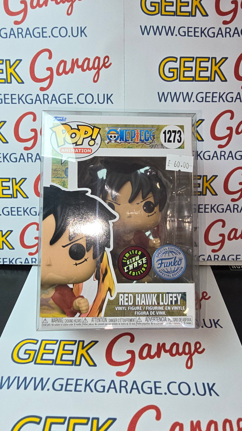 Red hawk luffy chase funko pop