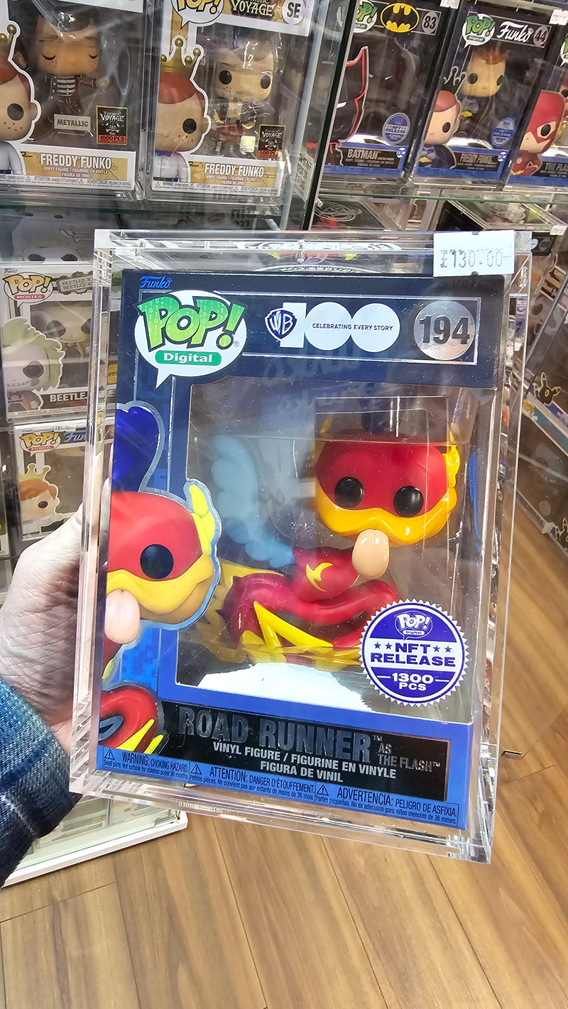 Roadrunner as the flash funko digital physical funko pop