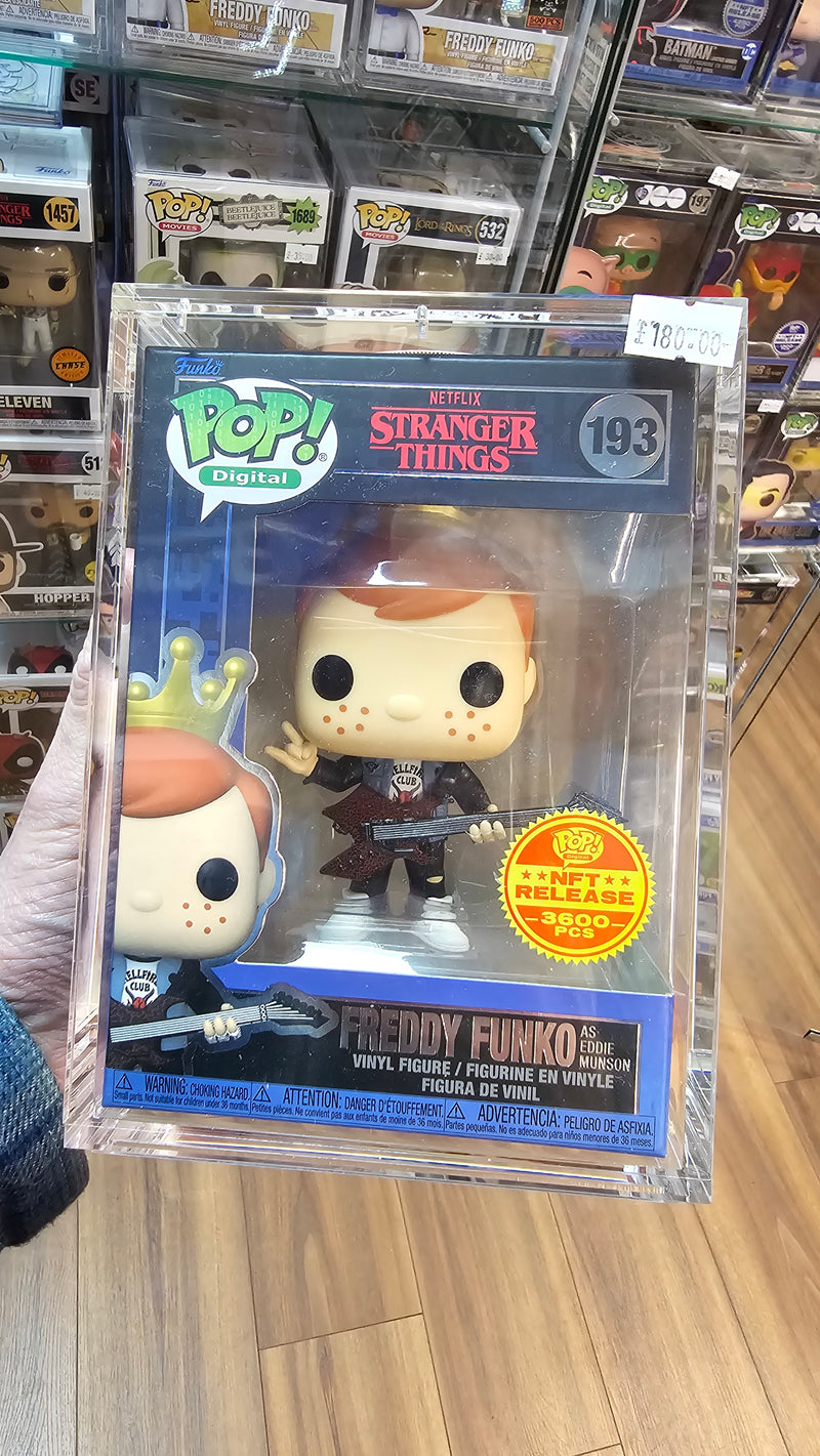 Stranger things Eddie funko digital physical funko pop