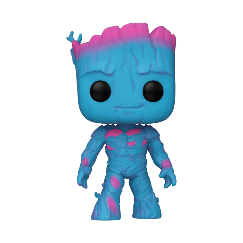 MARVEL GUARDIANS OF THE GALAXY BLACK LIGHT GROOT 10 INCH FUNKO POP