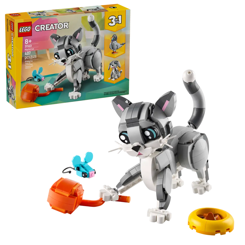 Lego playful cat 3 in 1 set 31163