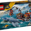LEGO Mosasaurus Dinosaur Boat Attack