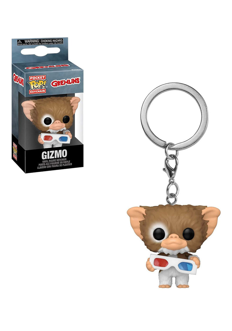 Gremlins Gizmo with 3d glasses funko pop keychain