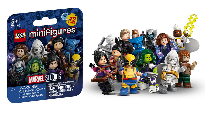 Lego minifigures deals marvel