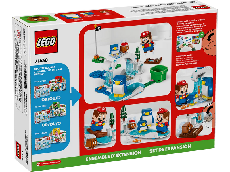 Lego mario Penguin Family Snow Adventure Expansion Set 71430