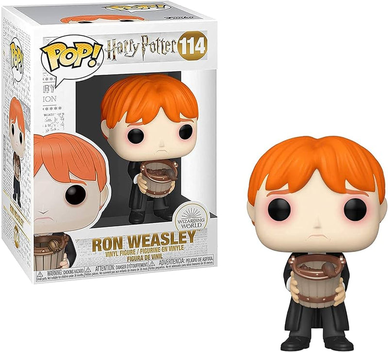 HARRY POTTER - Ron Weasley Puking Slugs with Bucket Funko Pop!