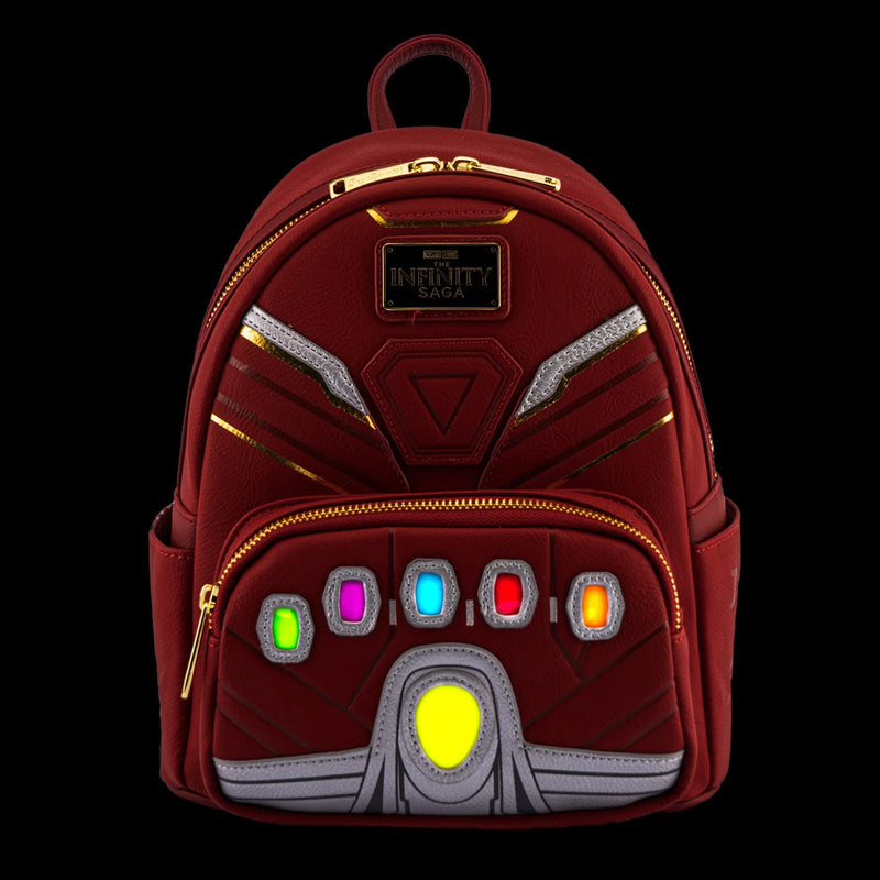 Infinity Saga Gauntlet Light Up Iron Man Mini Backpack