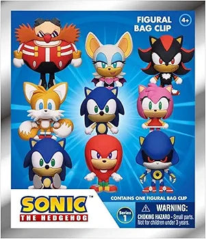 Sonic the Hedgehog monogram bag clip blind bag