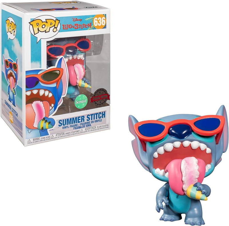 Summer stitch funko pop scented special edition