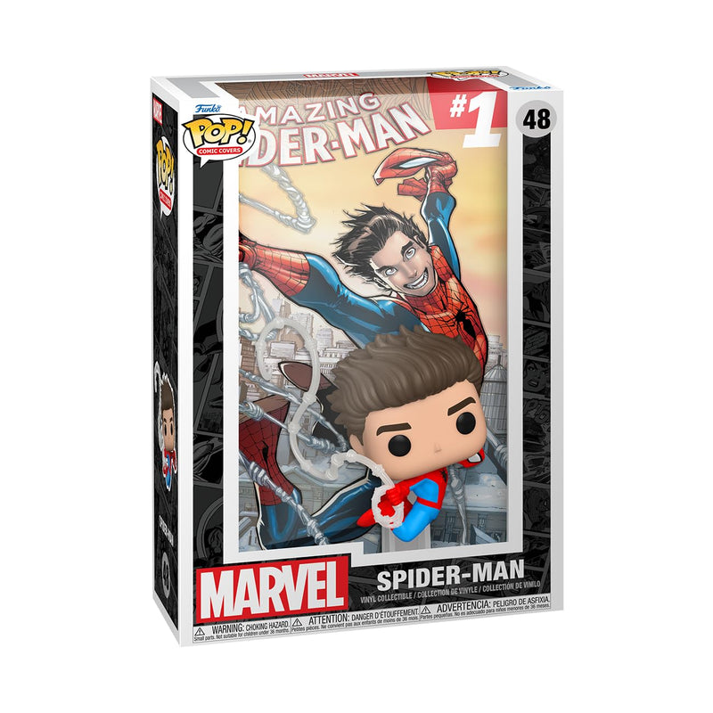 Spiderman funko pop comic cover