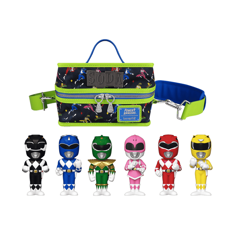 Power rangers funko soda 6 pack with cool bag