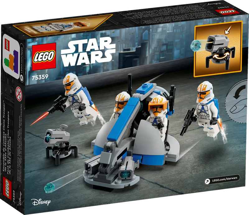 Lego star wars 332nd Ahsoka's Clone Trooper™ Battle Pack 75359