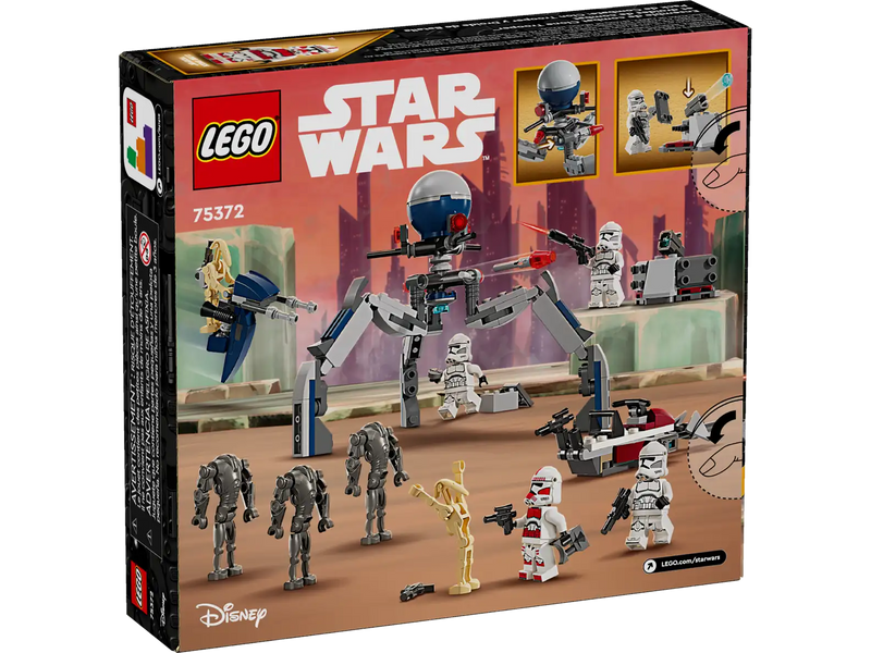 LeGO Star Wars Clone Trooper™ & Battle Droid™ Battle Pack 75372