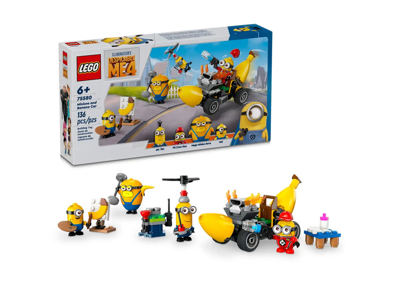 Lego Minions and Banana Car 75580