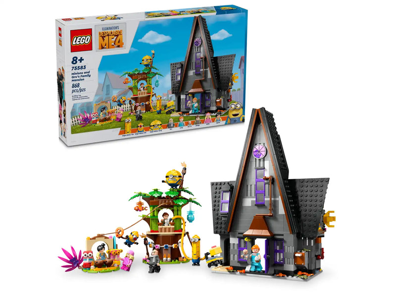 Lego Minions and Gru's Family Mansion 75583