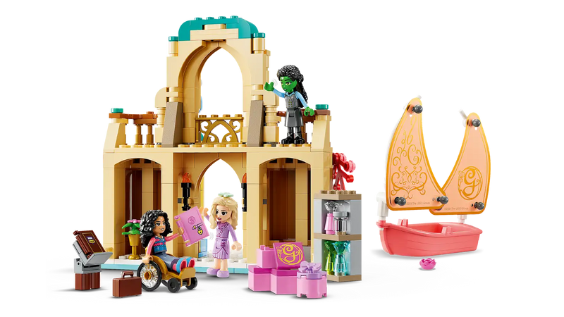 Wicked, Glinda, Elphaba & Nessarose at Shiz University lego 75681