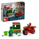 Marvel
Iron Man with Bike and The Hulk lego 76287