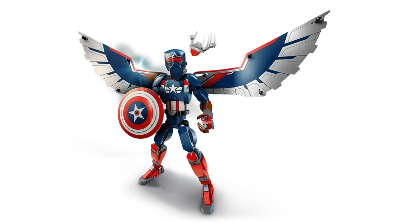 Lego New Captain America Construction Figure 76296