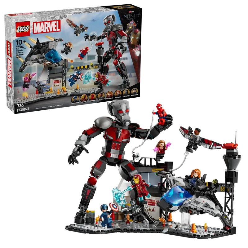 Lego Captain America: Civil War Action Battle 76314 marvel