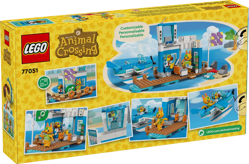 Animal crossing Fly with Dodo Airlines lego 77051