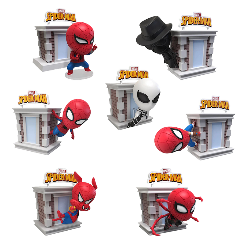 YuMe Hero Box Spider-Man Tower single blind box supplied