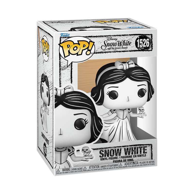 Snow white disney pencil sketch funko pop