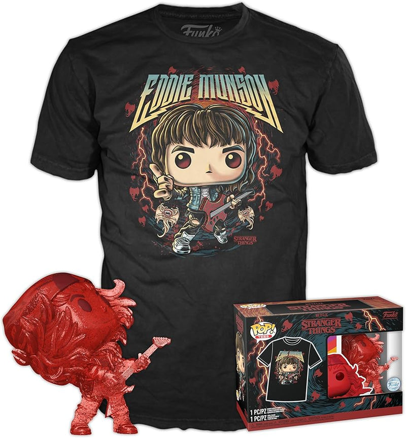 Eddie from stranger things pop and t shirt set