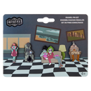 LOUNGEFLY
WAITING ROOM 4 PIECE PIN SET - BEETLEJUICE