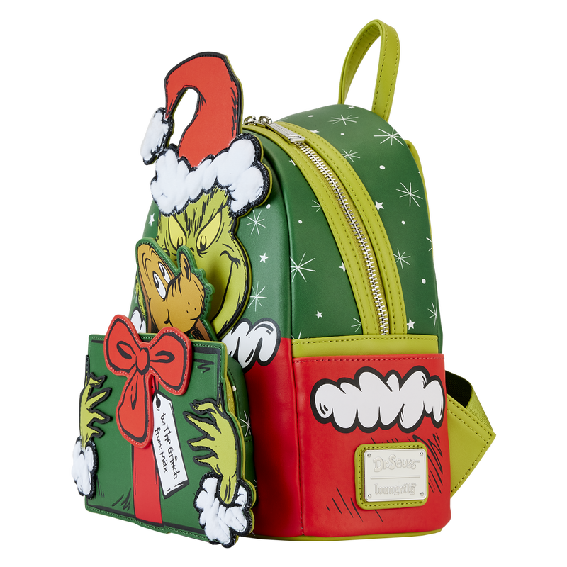 LOUNGEFLY
THE GRINCH SANTA COSPLAY MINI BACKPACK - DR SEUSS
