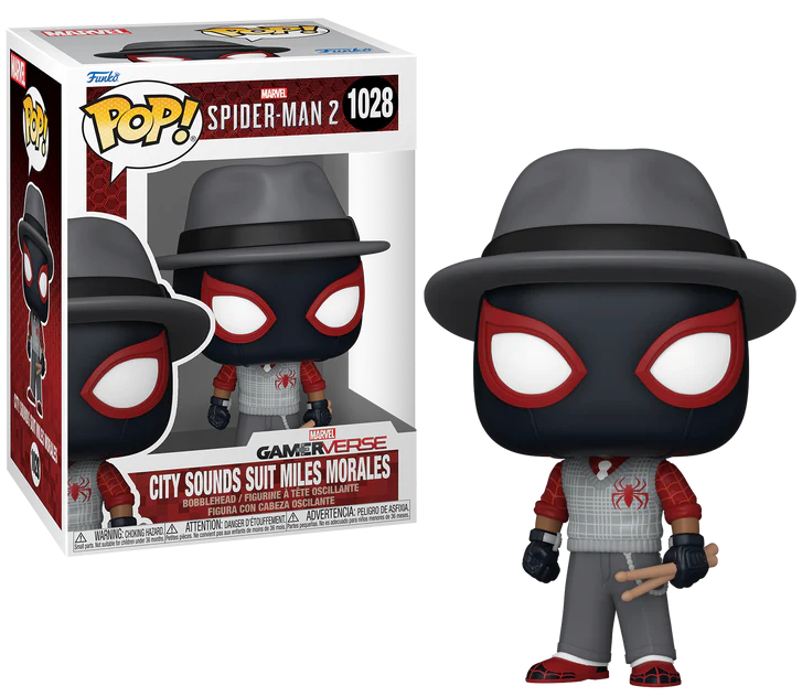 City sounds Miles morales funko pop spiderverse