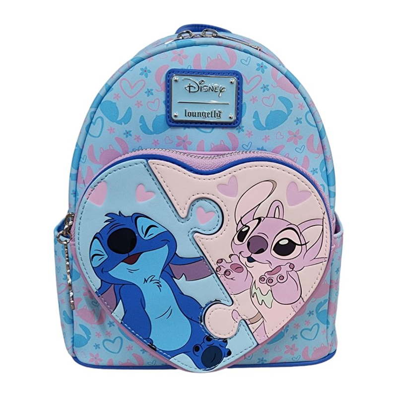 Stitch and angel loungefly mini backpack hotsell