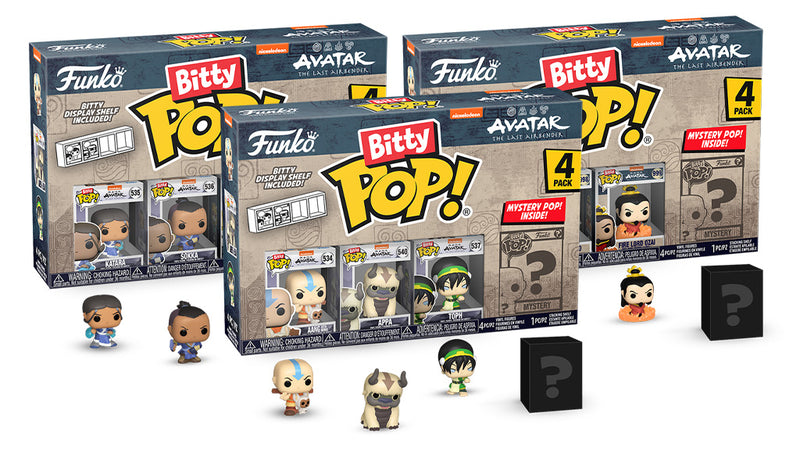 Avatar the last airbender bitty pops set