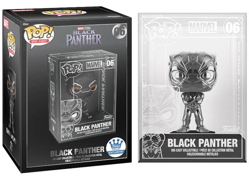 Die cast Black panther metal funko pop