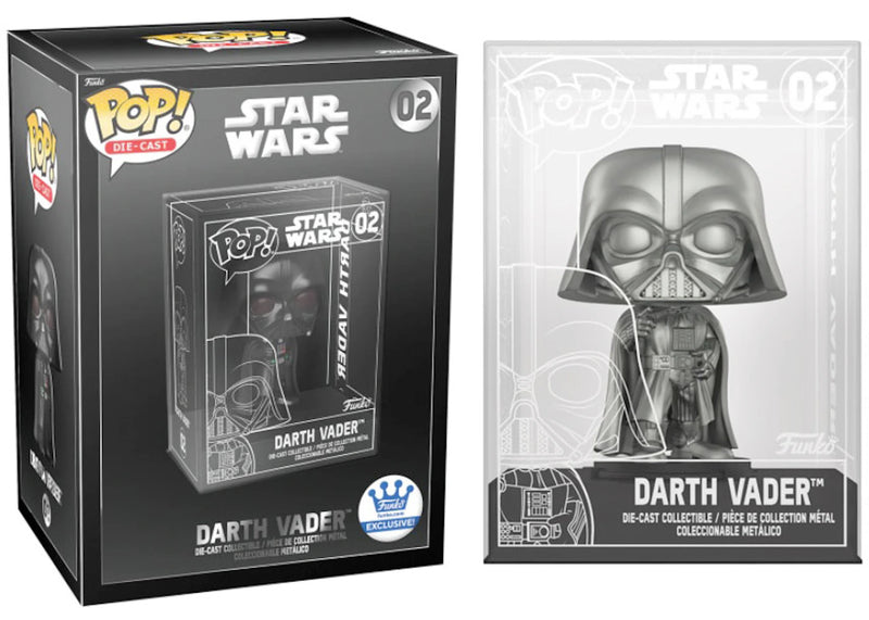 Darth vader die cast CHASE VERSION FUNKO POP