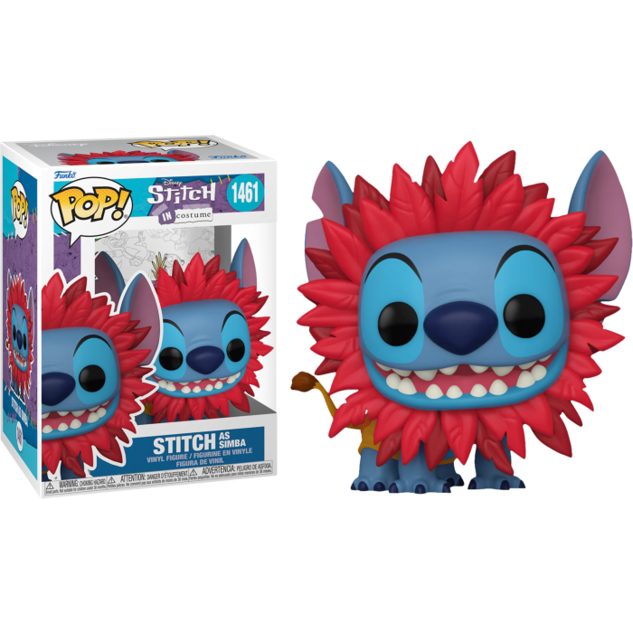 Stitch as Simba funko pop