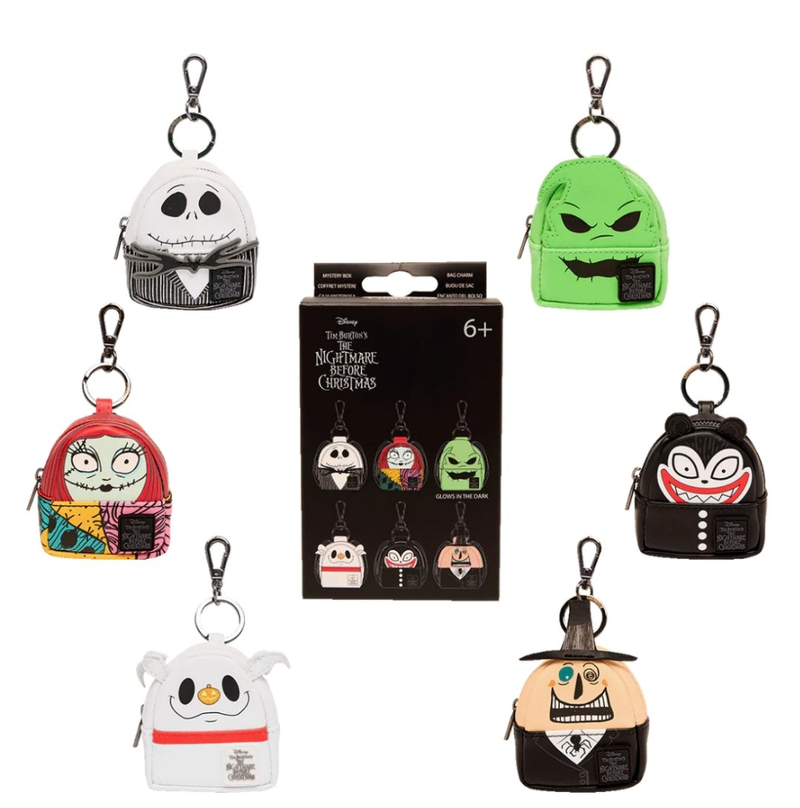 THE NIGHTMARE BEFORE CHRISTMAS MYSTERY BACKPACK KEYCHAINS single blind pack supplied